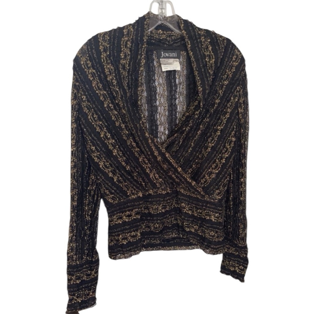 Jovani Sequin Top